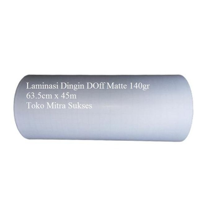 LAMINASI DINGIN DOFF KULIT JERUK 63.5CM X 45M X 140GR