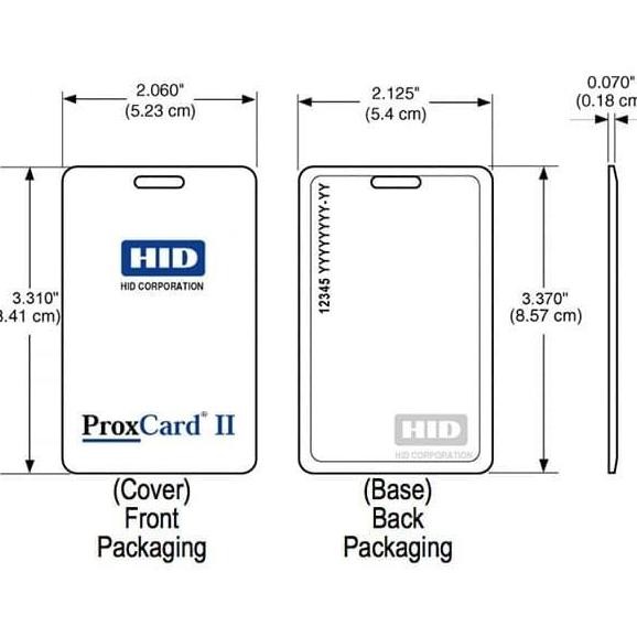 

KARTU AKSES HID PROXIMITY 1326 PROXCARD II CLAMSHELL CARD