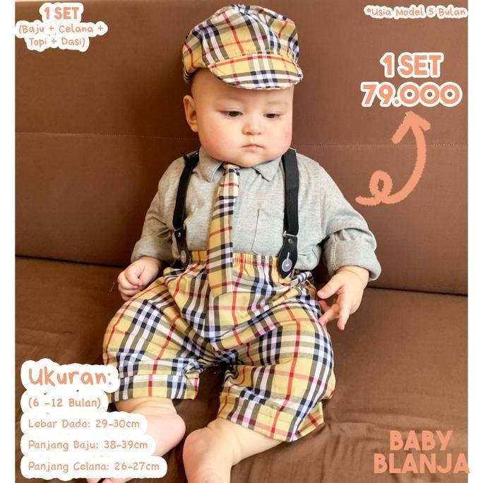 Grosir Baju Bayi Laki Laki 6 12 Bulan Dalton Set