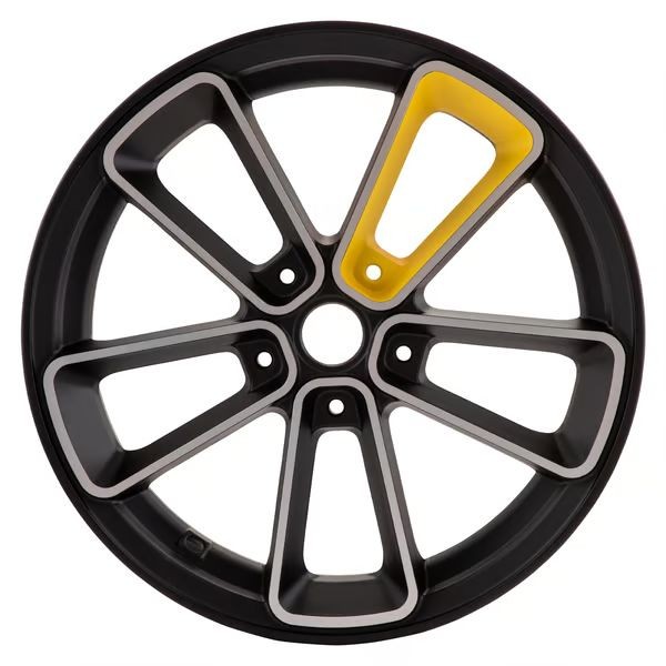 Velg SIP Pordoi 300-13 Yellow Black utk Vespa Matic/ PX