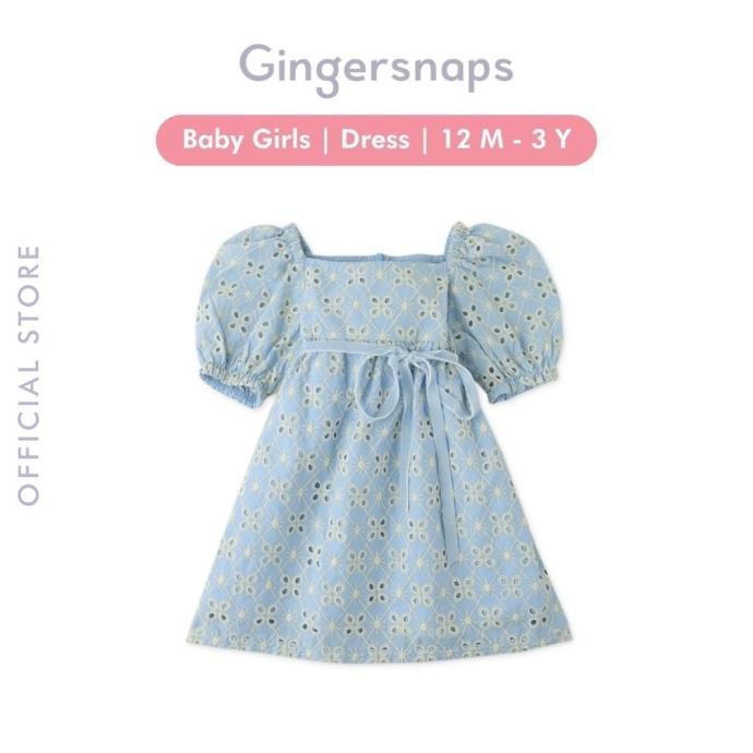Promo Gingersnaps Baby Sunset Soiree Dress - Dress Bayi Perempuan (Biru)