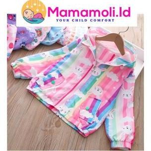 Grosir Jaket Anak Perempuan / Jaket Anak Parasut Anti Angin Air / Jaket Hoodie Anak Perempuan/ Jaket