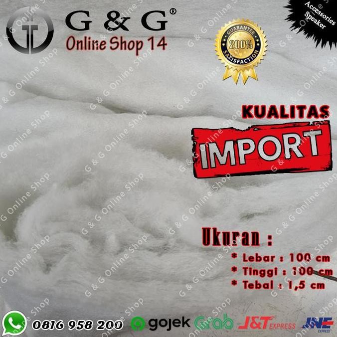 Sale Peredam Speaker - Busa Speaker - Dakron - Glasswool Untuk Speaker