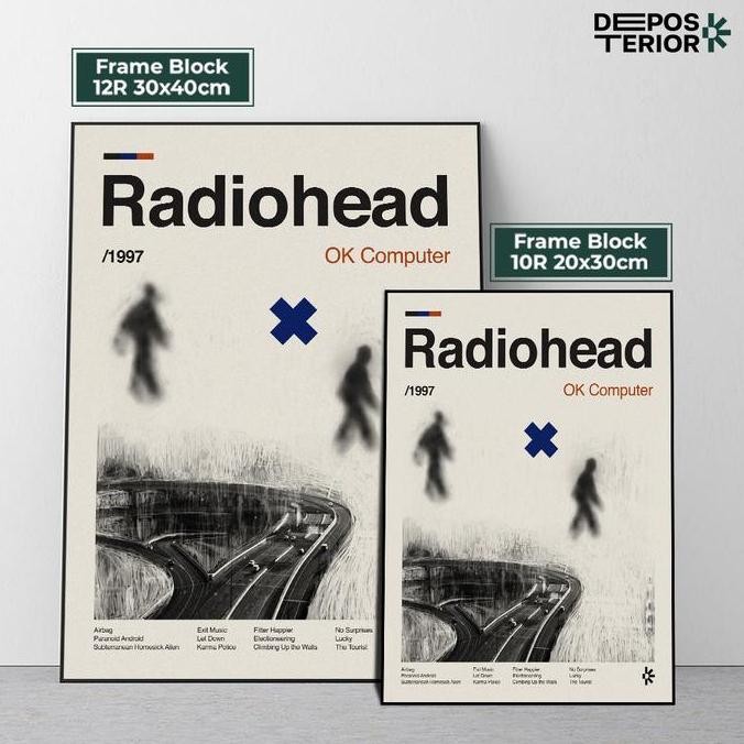 Poster Frame Radiohead - Ok Computer