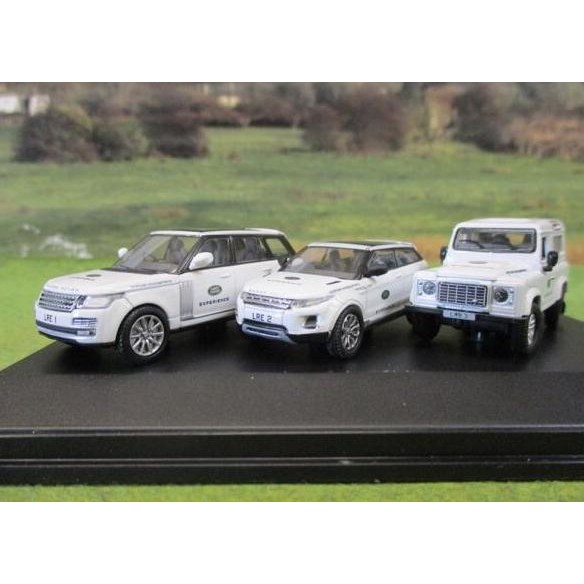 Diecast Land Rover Experience 3 Set 1/76 By Oxford