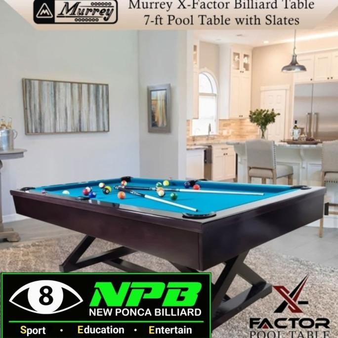 Murrey X-Factor 7 Feet Pool |Meja billiard|7Feet|Billiar|Billiyard