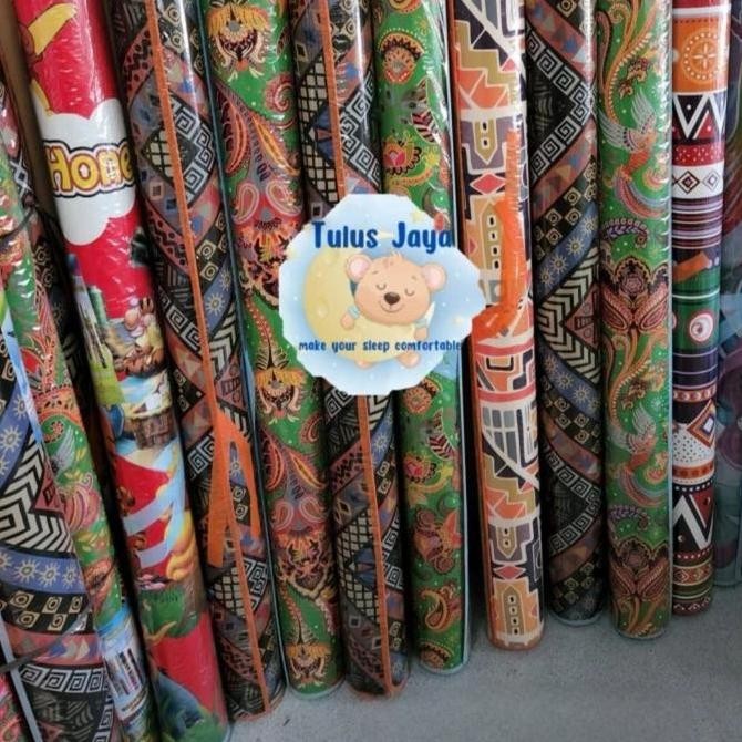 Karpet Tikar Spon extra Tebal ukuran Jumbo - Karakter/Motif