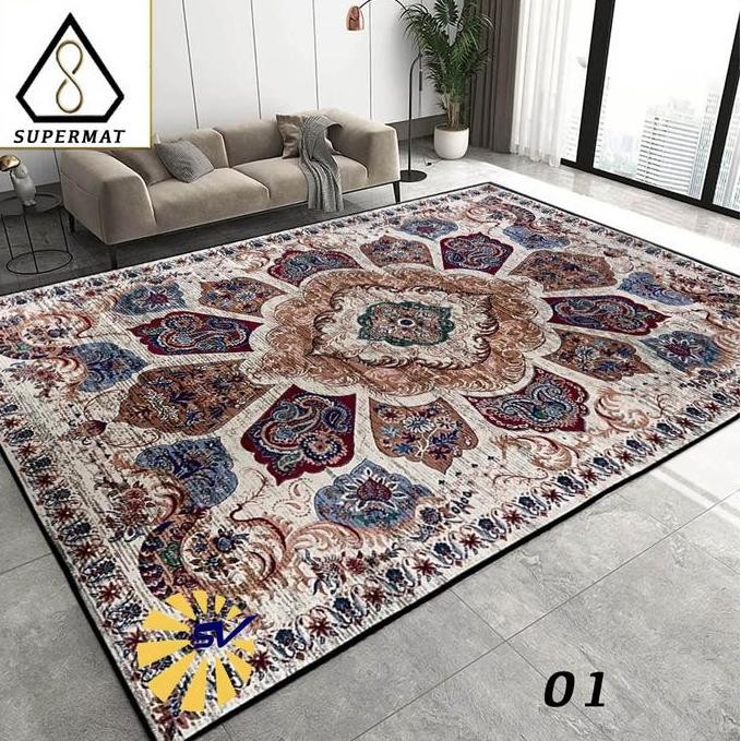 Karpet Eropa Design Modern Minimalis/ Turki | Karpet Aesthetic Uk. 160 x 210 Cm karpet permadani