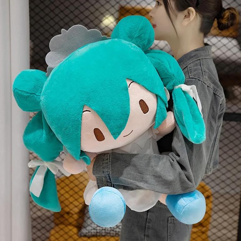 Anime Original Miku Fufu Plush Toys Preciality Collection Sega Hatsune Miku Spring Onion Stuffed Dol