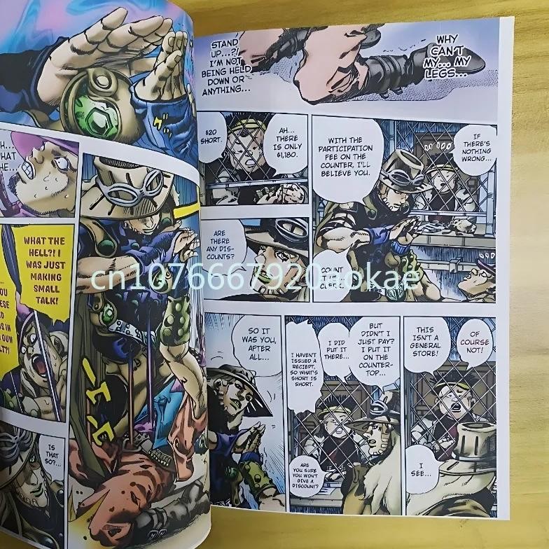 Steel Ball Run Manga Book JOJO's Bizarre Adventure Part7 Vol.1 Japanese Youth Comic Books English Ma