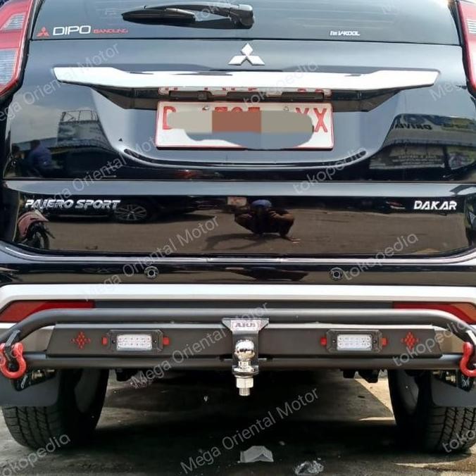 ready Towing bar Cobra style pengaman belakang All New Pajero Sport 2023