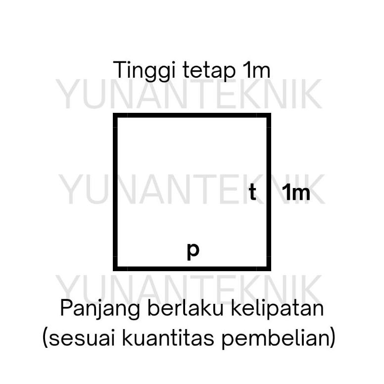 HJK Fiber Penutup Pagar Motif Harga Meteran / 1 Meter (Bambu Panda/Dimensi/Kotak/Garis/Koi Arwana/Tu