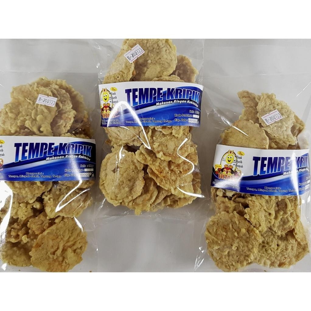 

Cod Victory Snack - Camilan Tempe Kripik Gurih Nikmat Murah 200 Gr