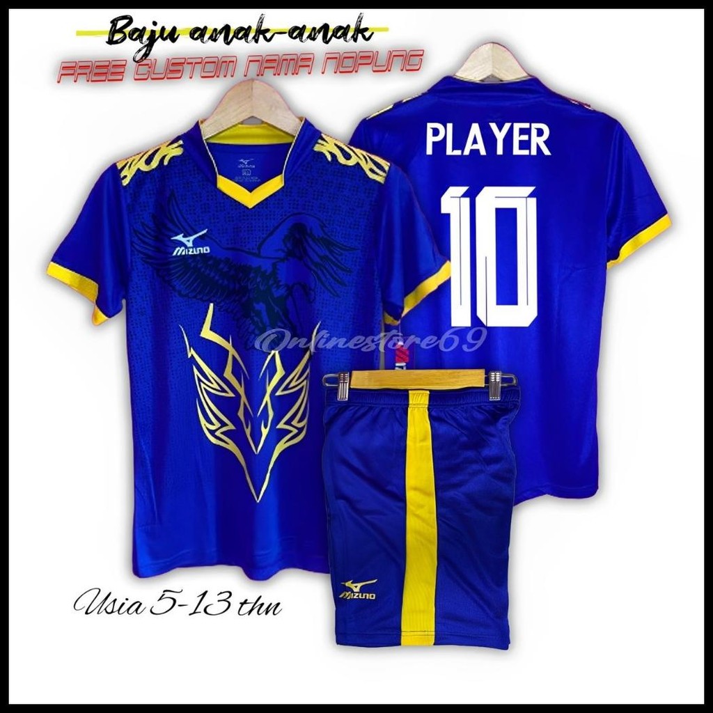 CUSTOM NAMA BAJU BOLA ANAK-ANAK/ KAOS FUTSAL ANAK / BAJU BOLA ANAK-ANAK / CUSTOM NAMA NOMOR