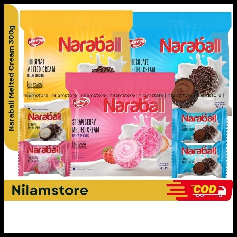 

NARAYA NARABALL COKLAT STRAWBERRY VANILA / NARABALL COKLAT 300G