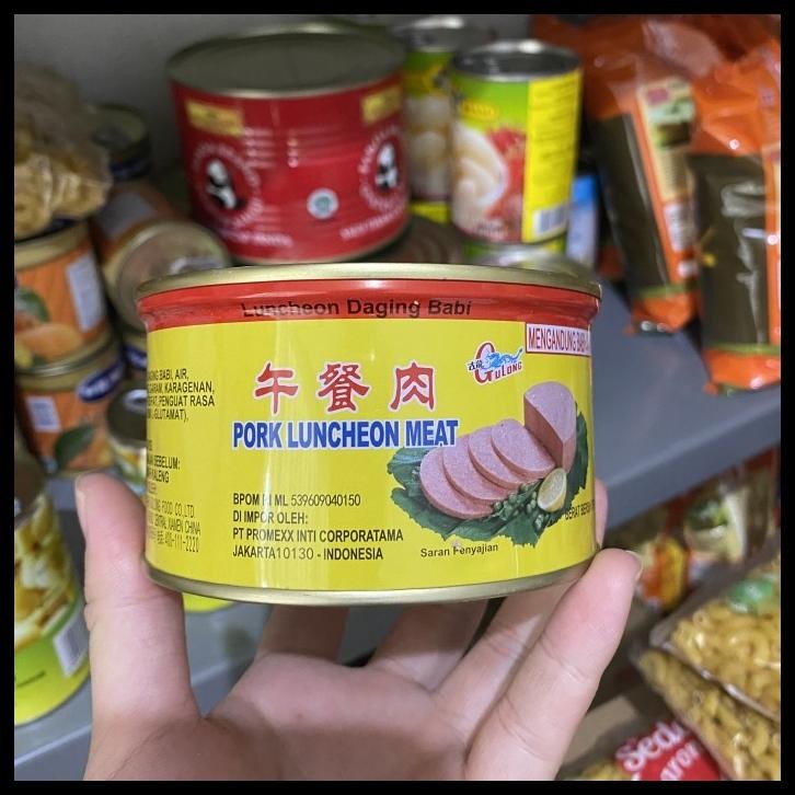

397 GRAM GULONG CANNED HAM PORK LUNCHEON MEAT / FREE PACKING KARDUS AMAN