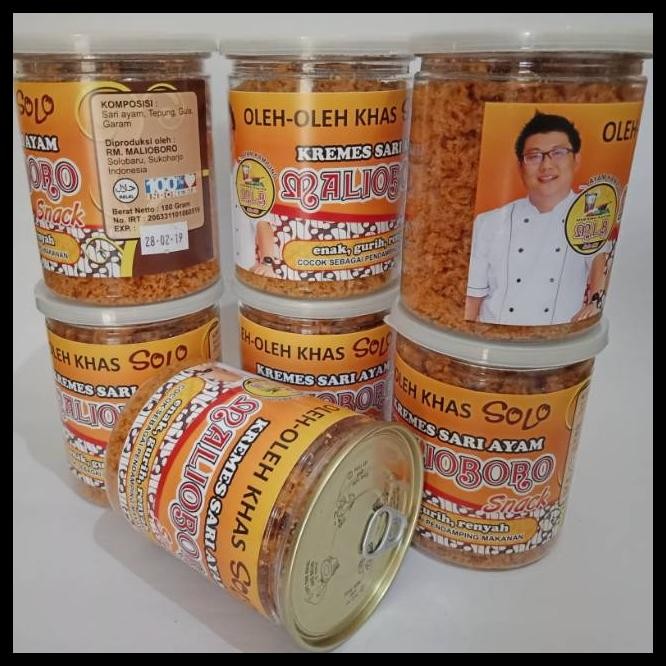 

KREMES SARI AYAM MALIOBORO 180 G SOLO KREMESAN OLEH OLEH OLEH2 250 GR JAWA TENGAH LOCCA MADURA SURABAYA ABON AYAM SAPI 200 G