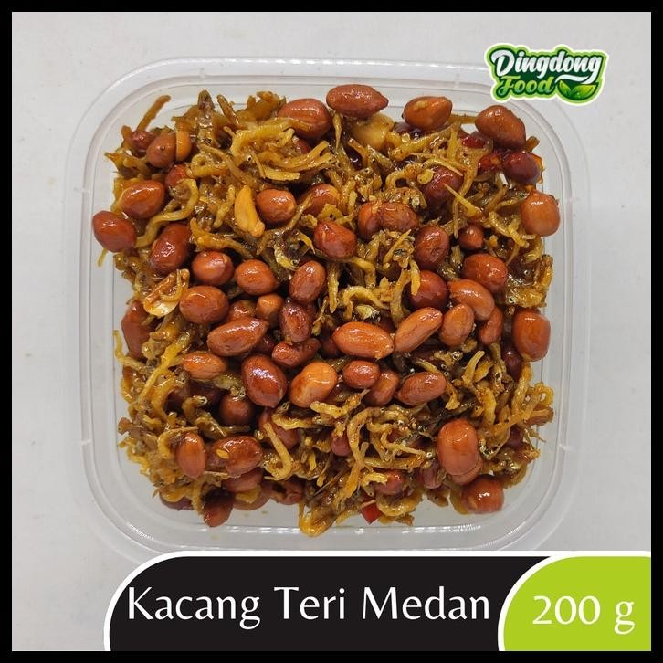 KACANG TERI MEDAN FRESH HOMMADE DINGDONG FOOD 200 GRAM