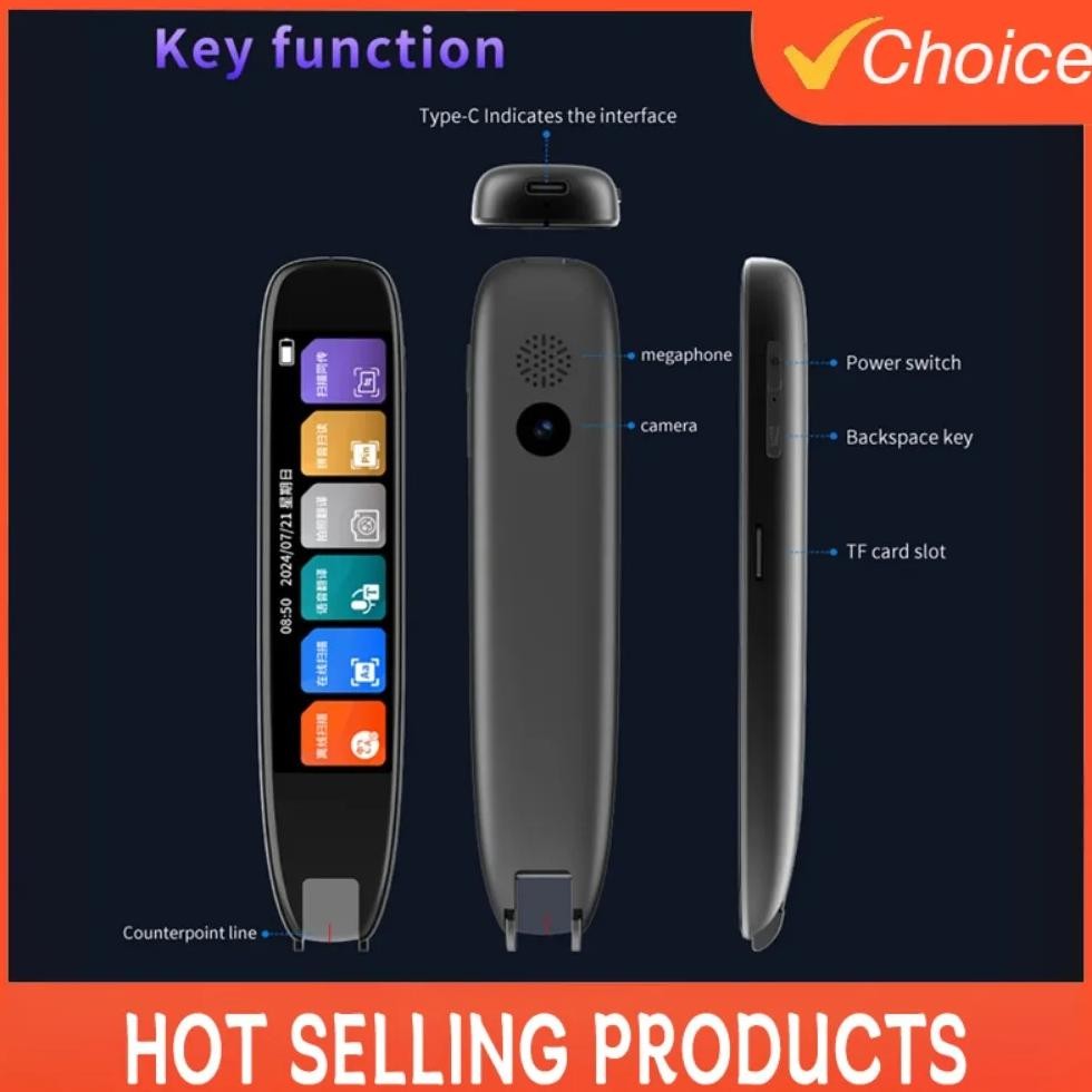 

S65 Pro Smart MultifunctionTranslation Real Time Languages Translator Business Dictionary Pen Voice Scan Translator Pen