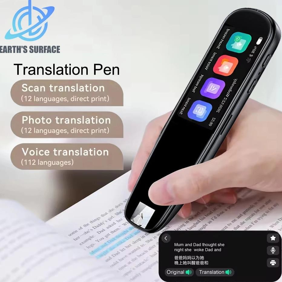 

Dictionary Translation Pen Real-Time Multi-function Offline 112 Language Business Travel Abroad Smart Voice Scan Translator Pen