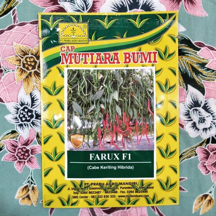 Bibit Cabe Merah Keriting FARUX F1 10gr - CMK FARUX - Benih Cabe FARUX Promo