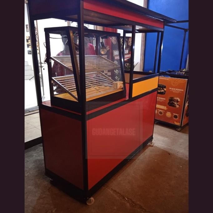 TERMURAH - Gerobak Fried Chicken + Etalase/etalase ayam/gerobak ayam goreng