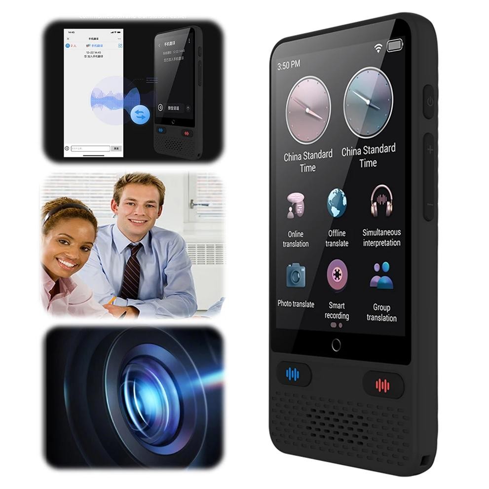 

Portable Two-Way Language Translator with Online Offline Translation Real-Time Translation Device for Business Learning Travel