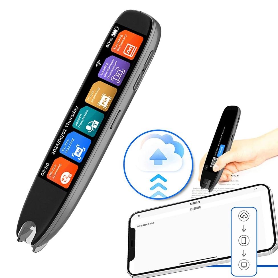

Translation Pen 142 Languages Scan Reader Device Online/Offline Modes Reading Pen for Dyslexia Voice Translation Text To Speech