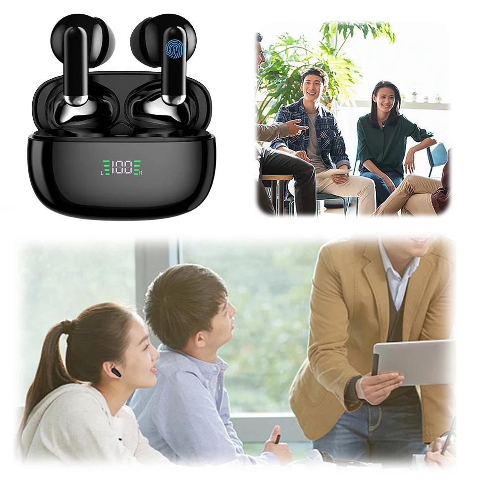 

144 Languages Real Time Translation Earbuds Bluetooth-Compatible 5.4 Smart Voice Translator Noise Cancelling for Travel Business