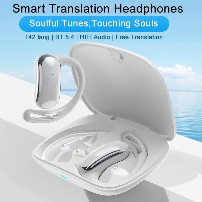 

T25 Intelligent Translation Earphones Translate 142 Languages Bluetooth Wireless Simultaneous Translation Earphones