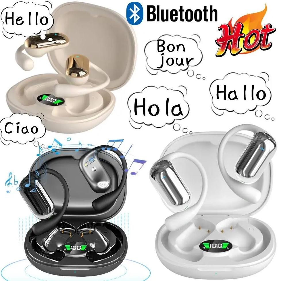 

144 Languages AI Translator Earbuds Real-time Translators Headphones Bluetooth5.3 Instant Voice Translation Earphones for Travel