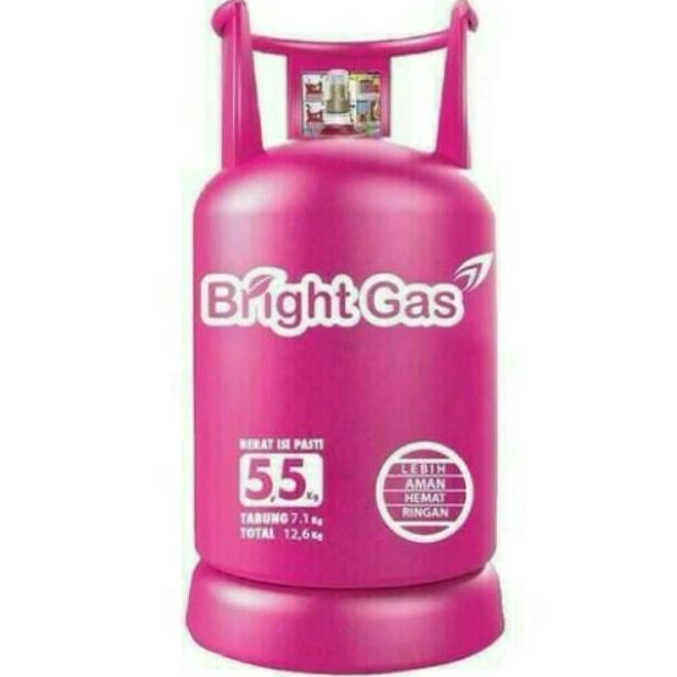 Tersedia (INSTANT KURIR) TABUNG GAS ELPIJI 5 KG + ISI BRIGHT GAS