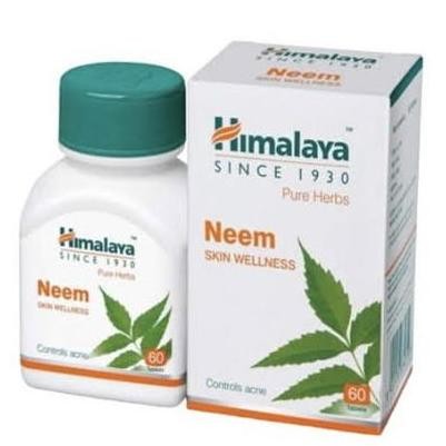 TERBARU - Himalaya Neem Tablet Kapsul Herbal Anti Jerawat Infeksi Kulit  Eksim Bisul