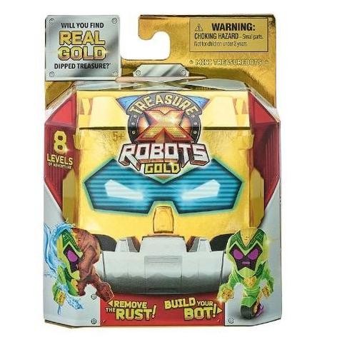 Treasure X Mini TreasureRobots Gold 16 to Collect - Assorted - Mainan