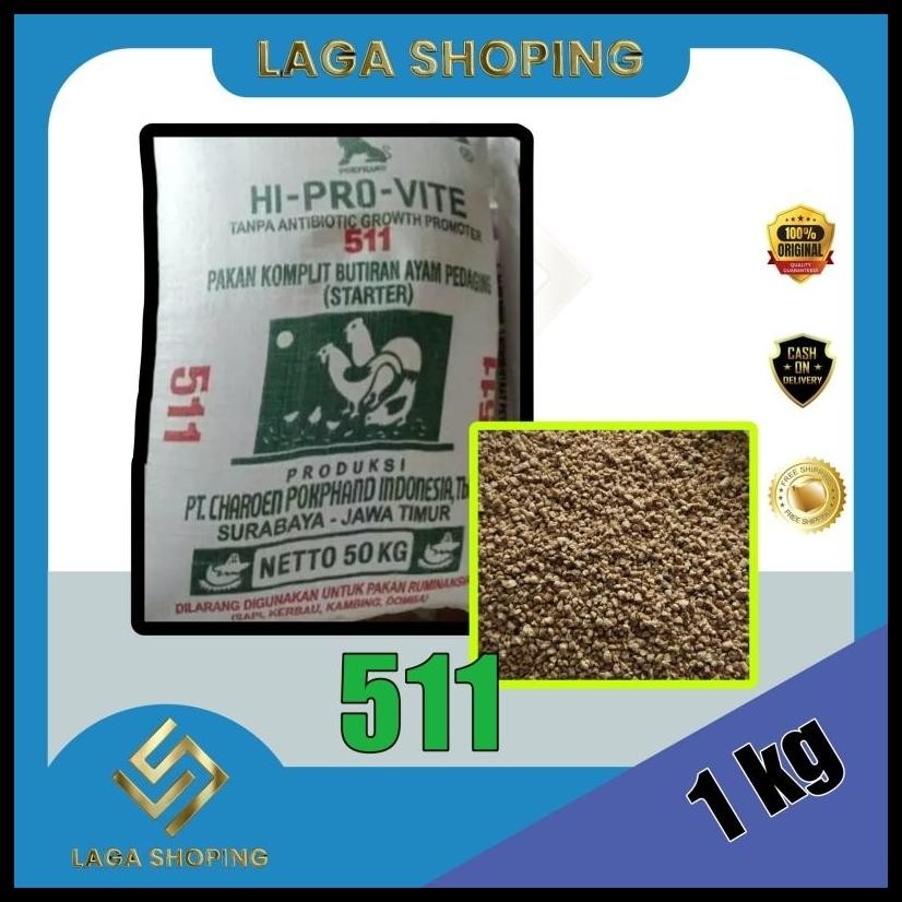 1KILO 511 BRAVO SEKILO PUR GEMUK AYAM BURUNG VOER POKPAN PEDAGING HI-PRO-VITE ASLI