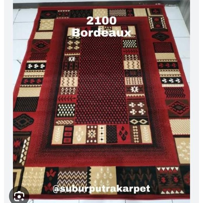 Promo Karpet Permadani Moderno 210X310 Seri Minimalis Abstrak Ukuran Besar