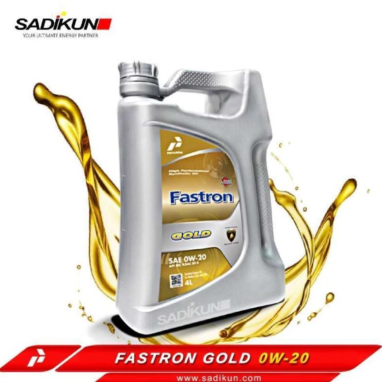 PERTAMINA FASTRON GOLD SAE 0W-20 API SN-GF-5 OLI MOBIL [4 LITER]