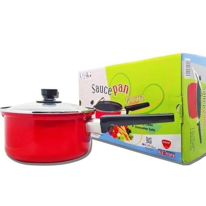 Tersedia SAUCE PAN TEFLON MASLON 18cm MASPION Termurah