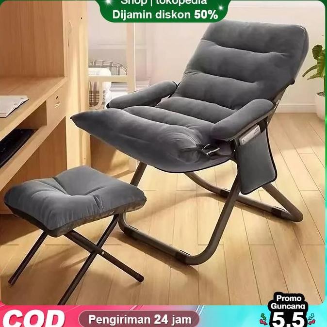 Cod [Ak]Sofa Kursi Malas Kursi Santai Dengan Sandaran Kaki Kursi Belajar Kursi Multifungsi Kursihita