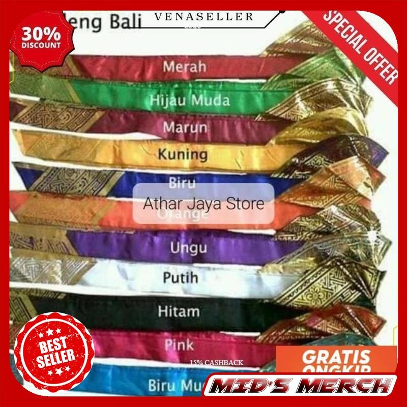 Murah Udeng Bali Jadi / Udeng Bali Instan / Udeng Bali Prada Keren LLL-333