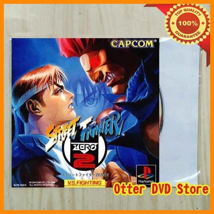 [TPS] KASET CD GAME PS1 PS 1 STREET FIGHTER ZERO 2