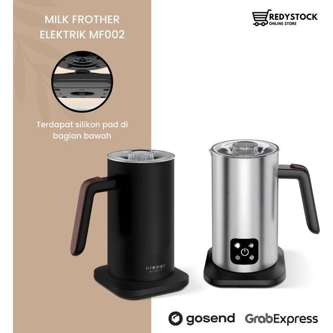 NEW Milk frother steamer Susu elektrik otomatis panas dingin 350ml MF350