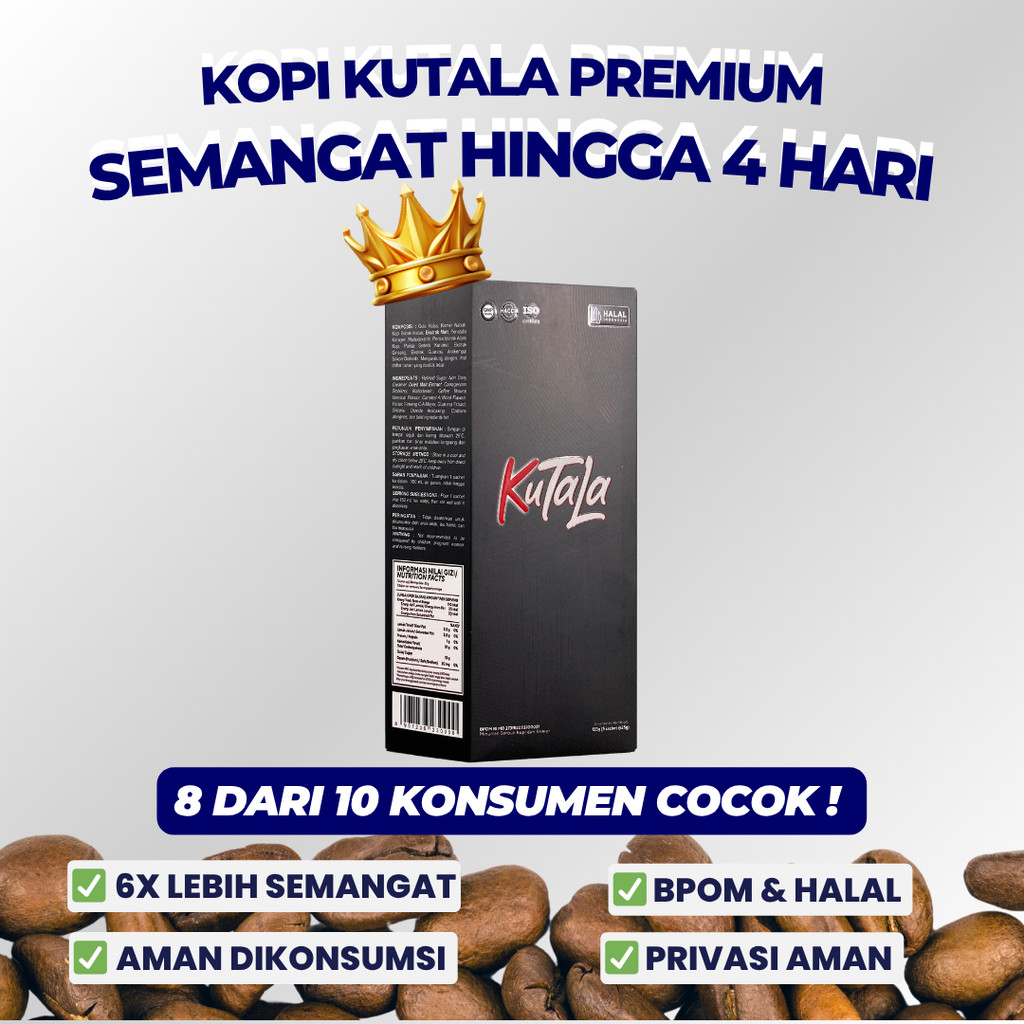 

Kopi Kutala - Minuman Kopi Ginseng Penambah Energi