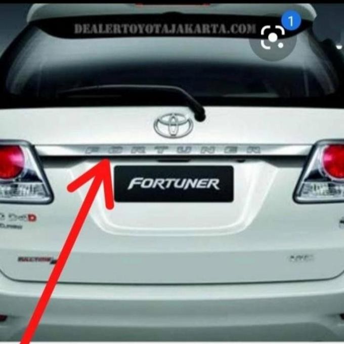 Trunklid Bagasi Belakang Original Fortuner 2012-2015 Hitam Dof Glosy Asli