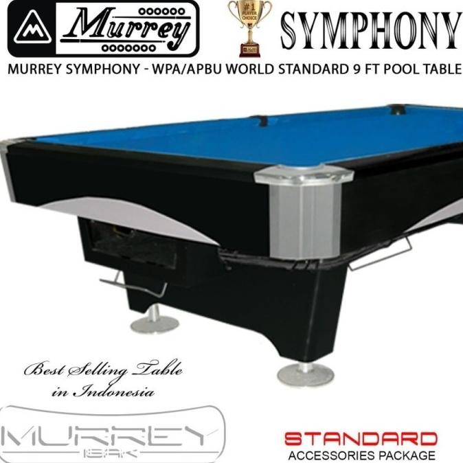 Murrey Symphony 9 ft Pool Table - Meja Billiard Biliar 9 feet