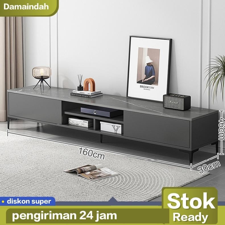 Meja TV 160cm/Rak TV/Lemari TV/Meja TV Kayu/Meja TV Minimalis Modern