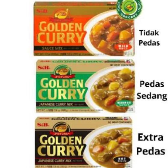 

Sb Golden Curry Mix Hot Bumbu Masak 220 G