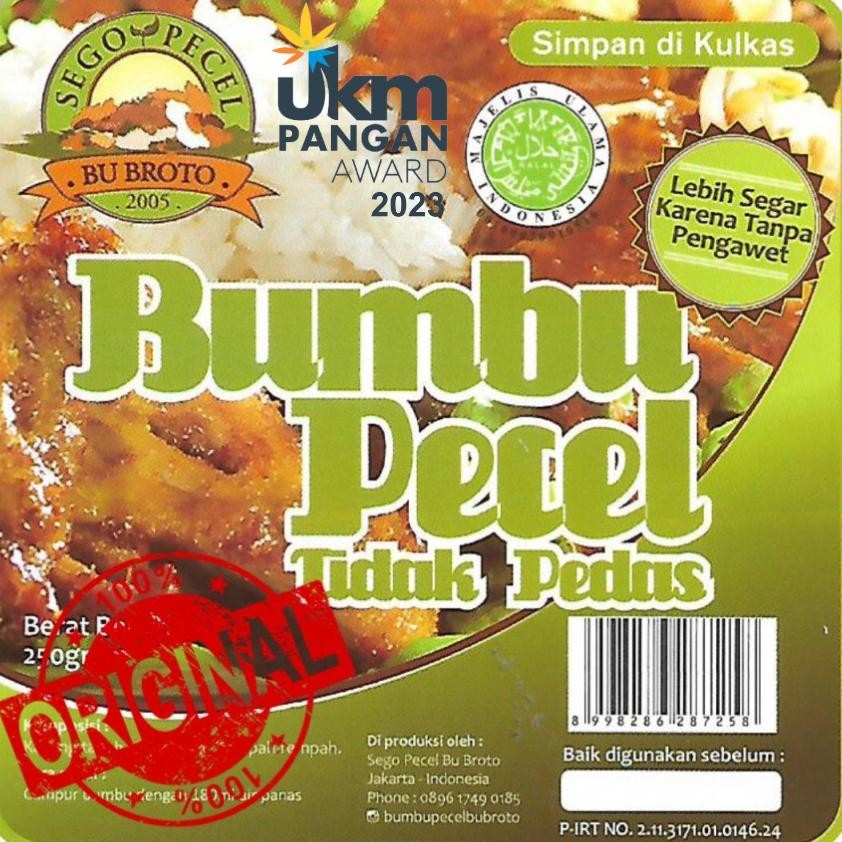 

Bumbu Pecel Tidak Pedas Sego Pecel Bu Broto