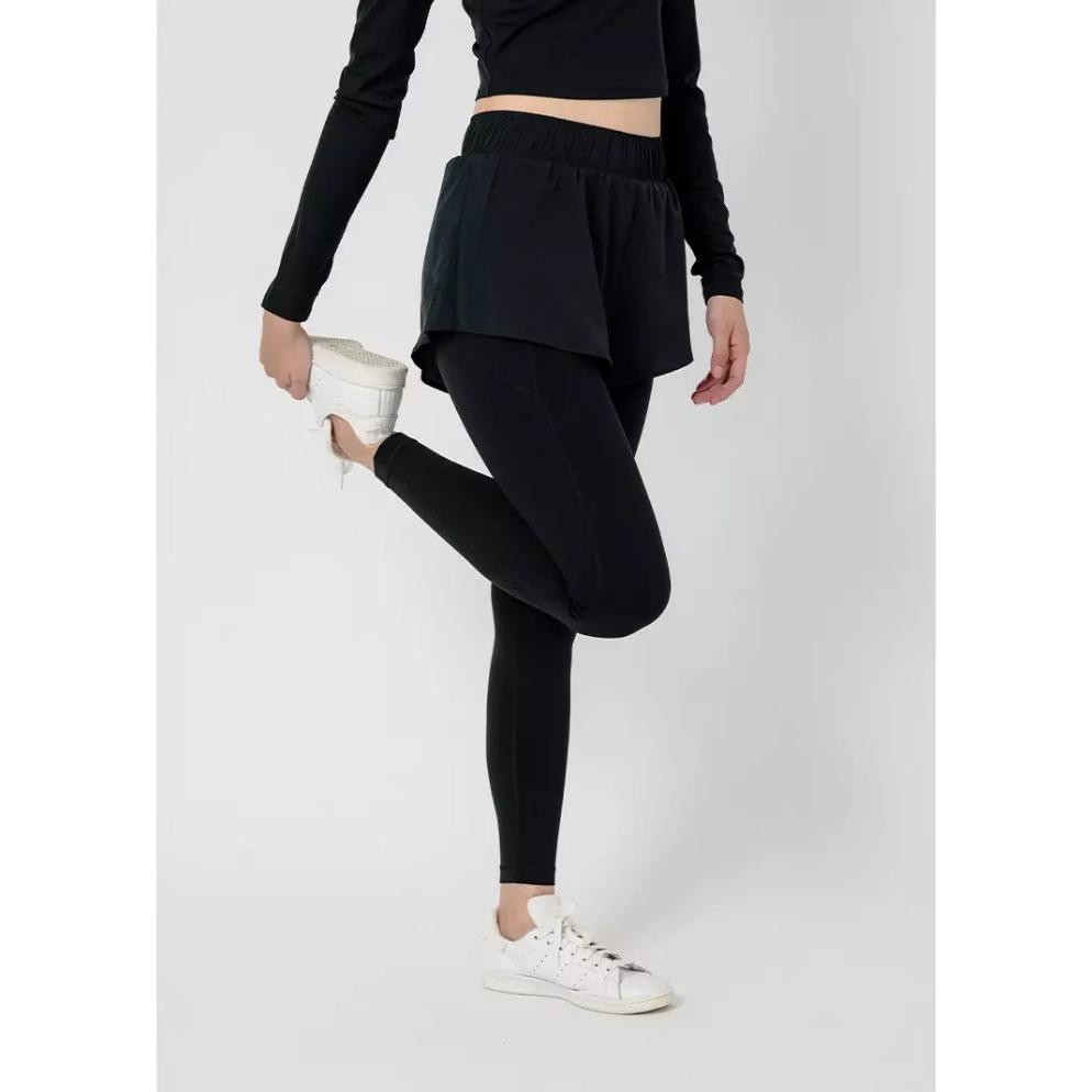 Termurah Celana Legging 2In1 Saku / Celana Legging Olahraga Wanita / Legging Olahraga / Legging Spor