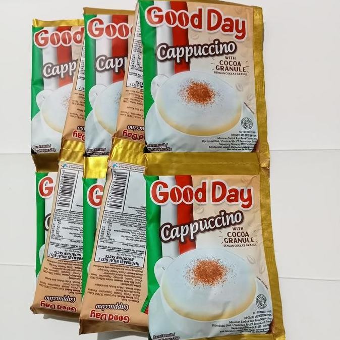 

[Ready/Spesial] Good Day Cappucino Cocoa Granule 10 Sachet @25G [Terlaris&Recommended]